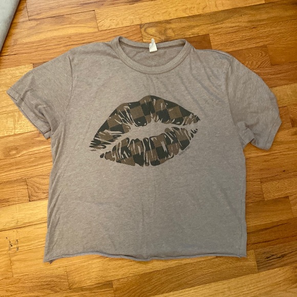 Graphic cropped T-shirt - Picture 1 of 4